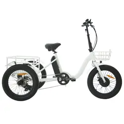 Eunorau 48V500W новый трехколесный складной трицикл
