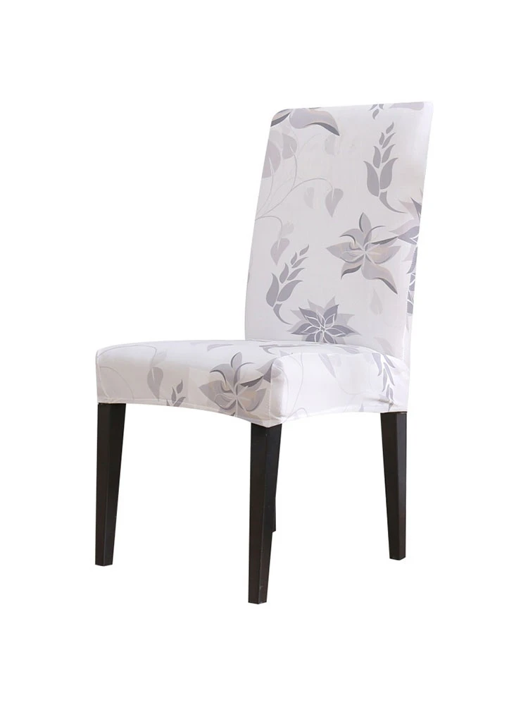 

Chair Covers Spandex Printed Stretch Chair Cover Half Pack Modern Dining Chair Covers
