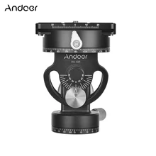 Andoer – tête de trépied panoramique/inclinable à 2 voies, tête de photographie d'oiseau rotative à 360 degrés avec plaque à dégagement rapide, 3 niveaux à bulles