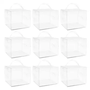 

30pcs Cake Box Creative Safe Useful Cupcake Container Dessert Holder Party Favors Dessert Container for Home Shop Baker Cake