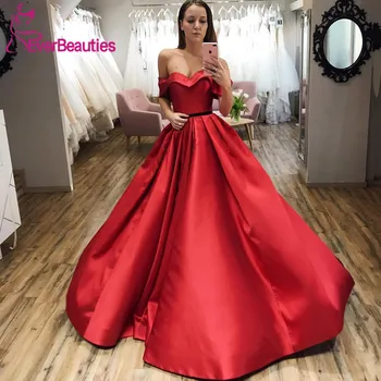 

Satin Prom Dresses 2020 Sweetheart Ball Gown Vestidos De Gala Prom Gown Robe De Soiree