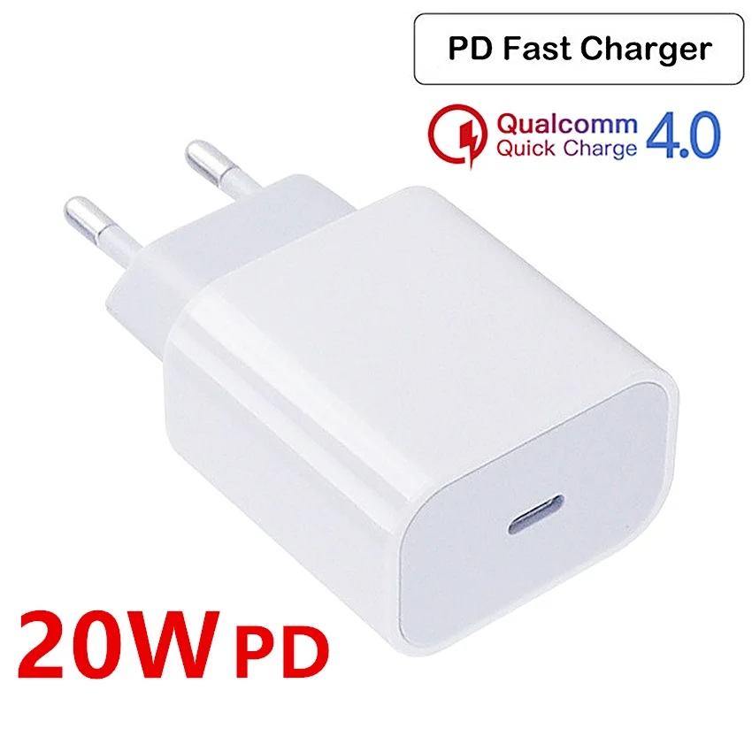 usb quick charge 3.0 For Apple iphone 12 pro Charger 20W PD 3.0 Charger QC 4.0 3.0 USB Type C Quick Charge 4.0 For iPhone 11 pro Fast Charging Power usb c 5v 3a Chargers