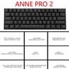 Anne Pro 2 RGB Mechanical Gaming Keyboard 60% 61 Keys Wireless Bluetooth 5.0 Gateron Blue Switch Portable Detachab Mini Keyboard ► Photo 2/6