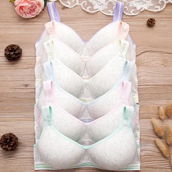 

2019 New Girls Training Bra Wireless Thin Cup Brassiere Fashion Comfortable Teenage Underwear Sexy Lingerie Push up Bras