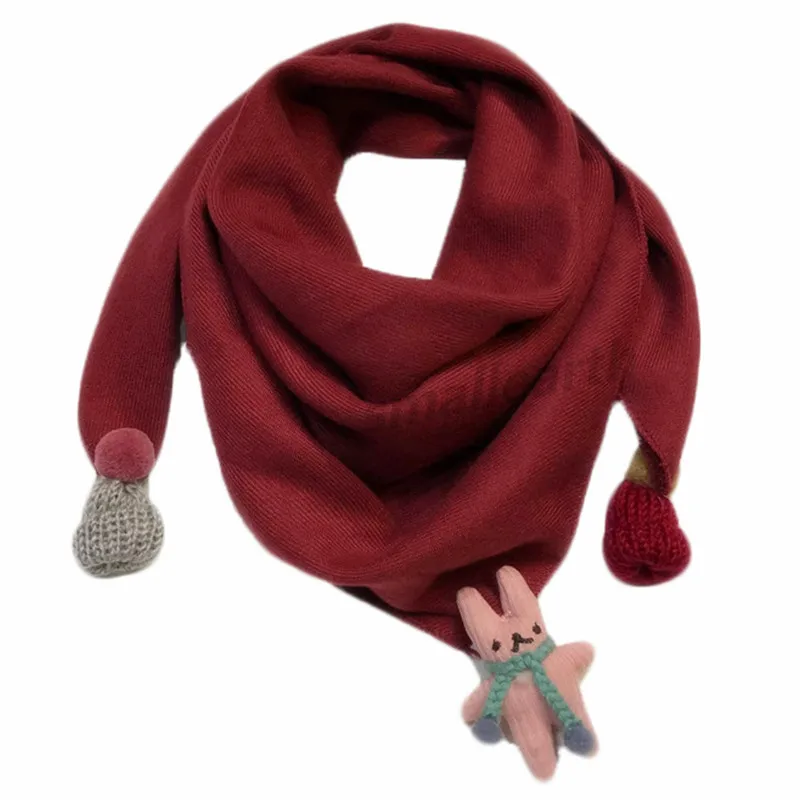 Весенний хлопковый детский треугольный шарф в горошек, однотонный осенне-зимний шарф для маленьких мальчиков, шарф для девочек, нагрудник малыша - Цвет: A6