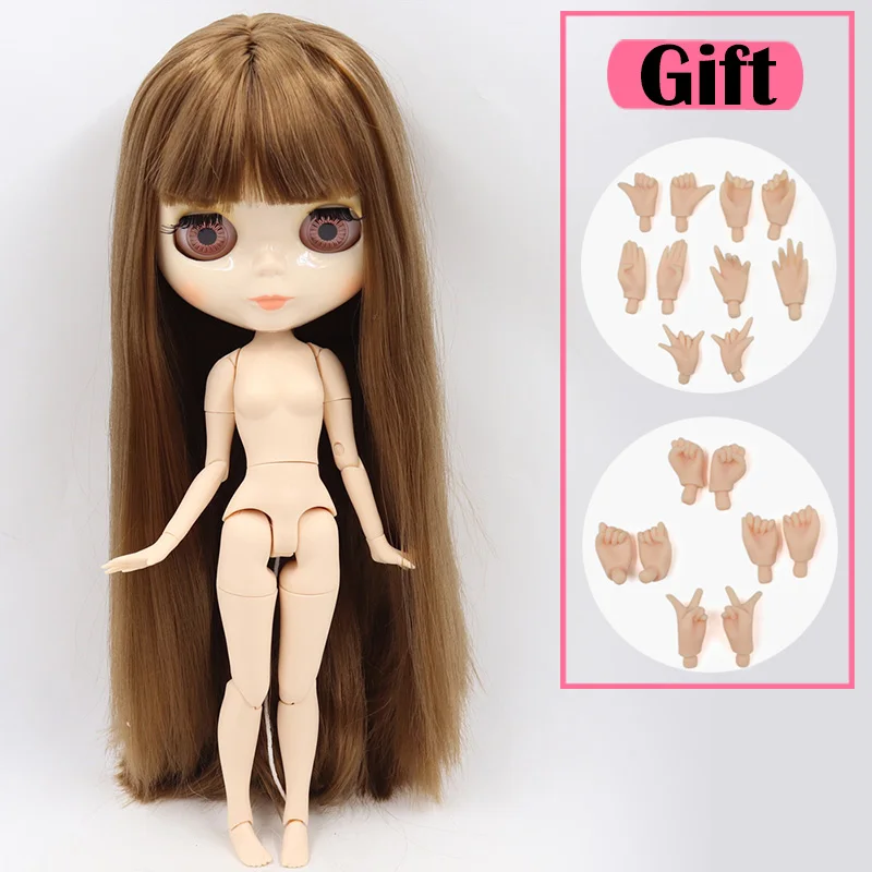 ICY DBS Blyth doll No.3 glossy face white skin joint body special price 1/6 BJD toy gift ob24 16