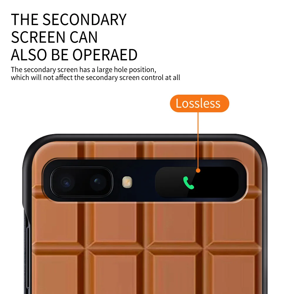 Phone Case For Samsung Galaxy Z Flip3 5G z flip 3 5G zFlip Cover Cellphone Shell Fundas M&M's Chocolate Nutella Bottle