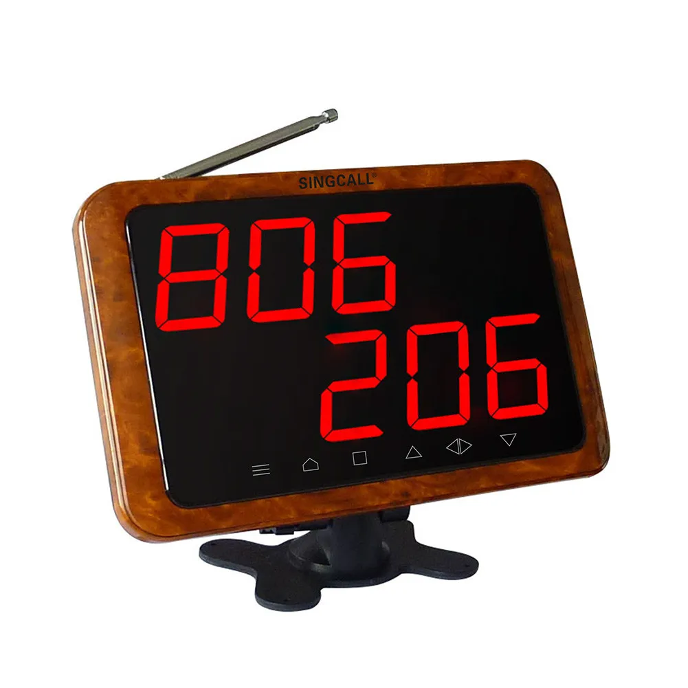 SINGCALL Wireless Paging System, APE1200 Display Receiver, for Mobile Cabin Hospital,Supermarket,Cinema