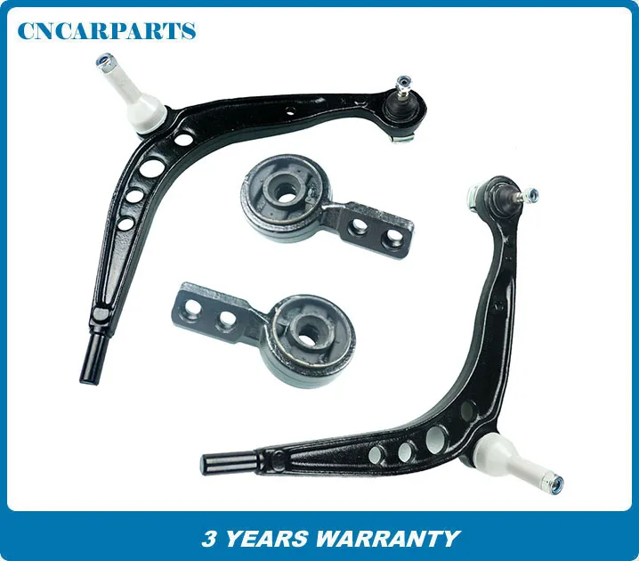 MOTORS Front Lower Control Arm Pair w/ Bushing & Bracket Set Kit for