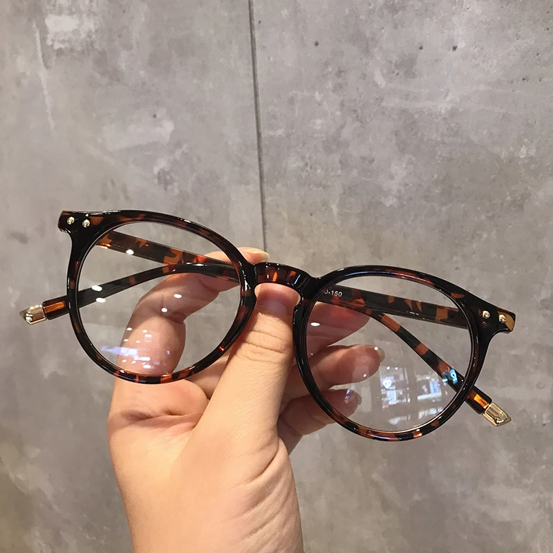 

Fashionable Glasses Frame for Women Vintage Blue Light Computer Men Spectacle Round Optical Eyewear