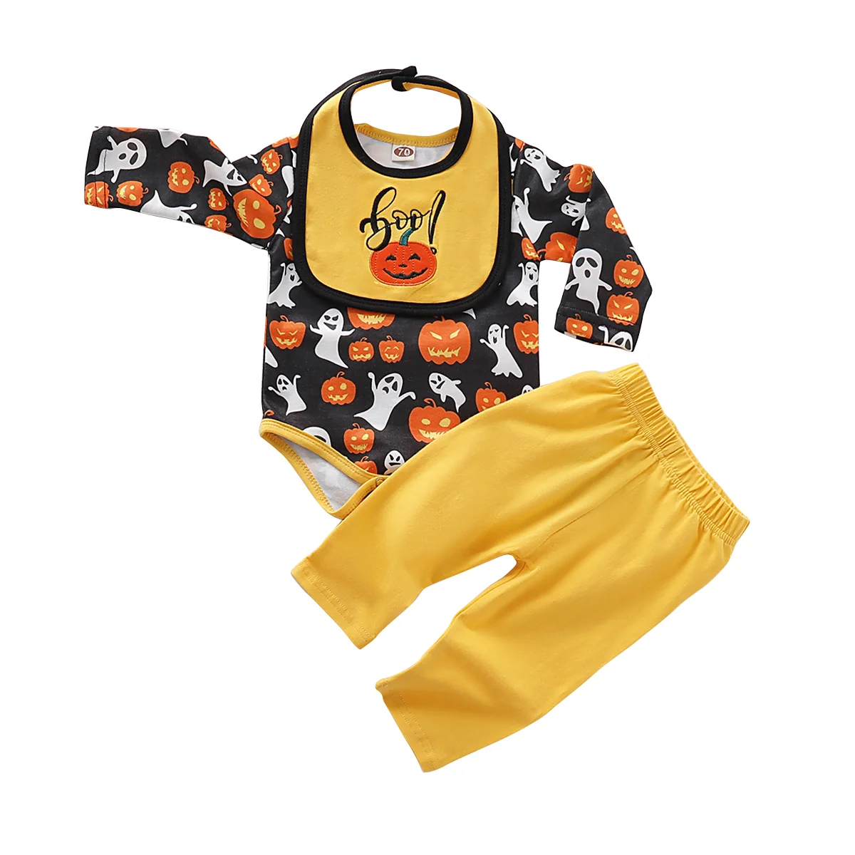 Baby Girls Halloween Christmas Clothes Girl Baby Newborn Birthday Cake Smash Outfit Cute Printed Long Sleeve Baby Autumn Clothes