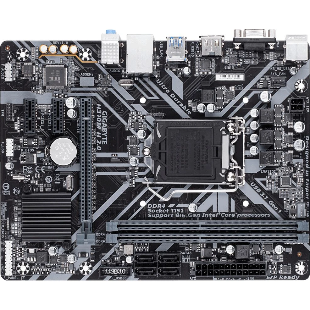 Материнская плата GIGABYTE H310M H 2.0