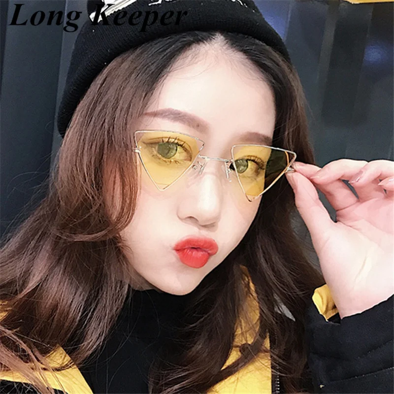 

High Qualuty Vintage Steampunk Triangle Sunglasses Unisex Small Metal Retro Shades Sun Glasses Free Shipping UV400