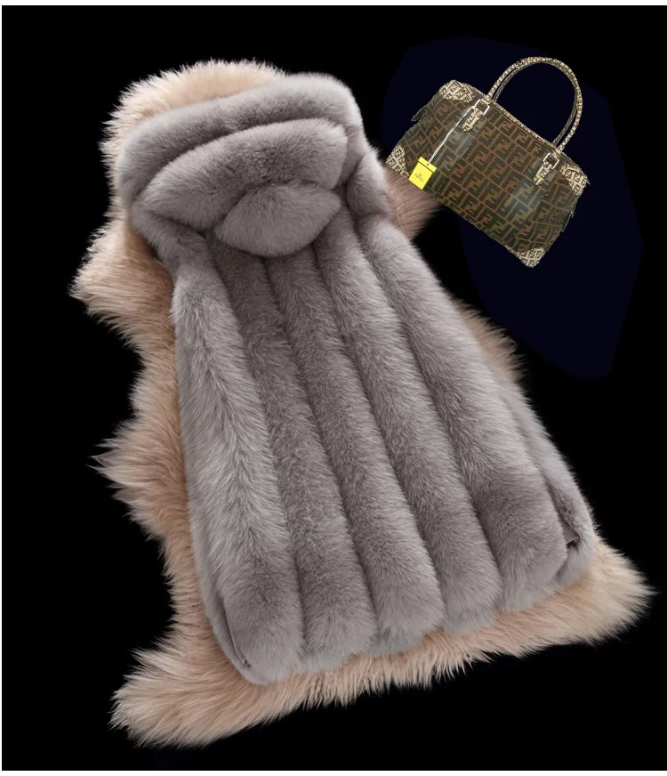 Хит, зимнее женское пальто из искусственного меха, жилет из искусственного меха, меховые жилетки, женские куртки размера плюс, теплый жилет из искусственного меха 6XL WE8