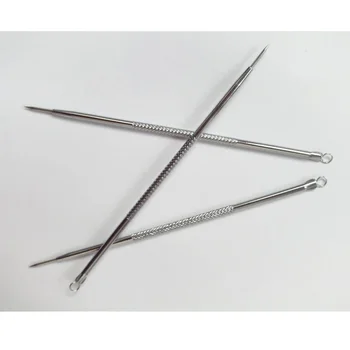 

New Hot Blackhead Extractor Acne Remover Face Tool Stainless Steel Pimple Needle SMR88