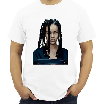 

Rihanna T-shirt Men Summer T-shirt Boy Print Tshirt Anime T Shirt Brand Clothing White Color Tops Tees Streetwear Shirts Tees