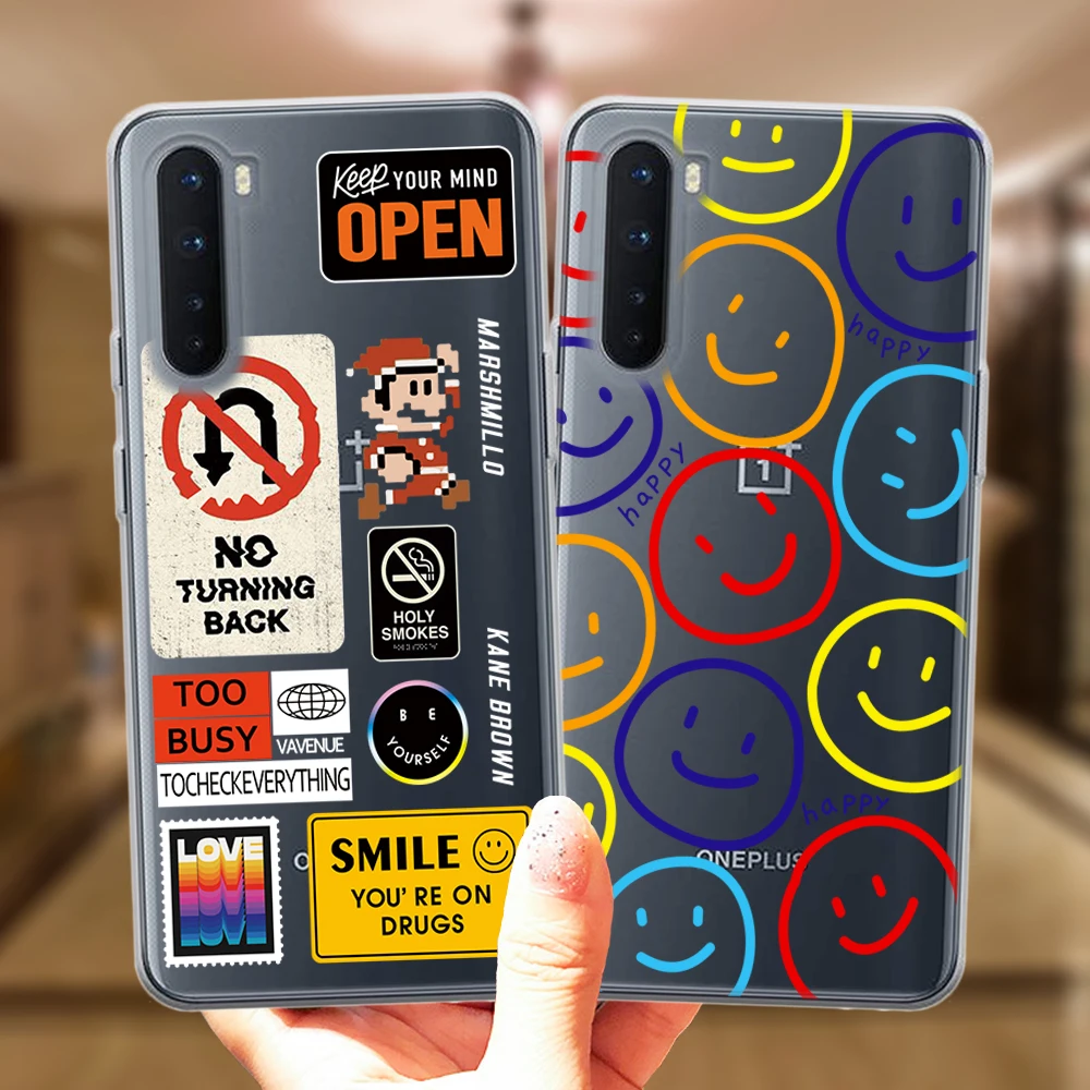 Яркий Силиконовый чехол для OnePlus Nord 7 8 9 Pro 7T 8T N100 N10 | Мобильные телефоны и