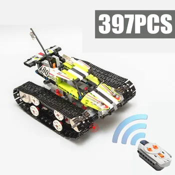 

New Electric RC TRACKED RACER Car Motor Power Functions Fit Technic City Building Block Bricks Model Kid Gift Birthday 20033
