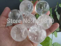 

OO3902052 7pcs Natural Clear Quartz Crystal Sphere Healing China
