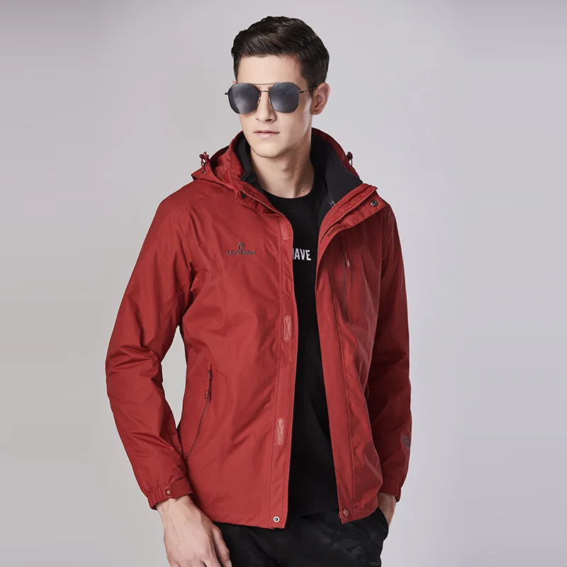 

New Arrival Outdoor Waterproof SoftShell Jacket Men Hunting Cycling Windbreaker Ski Coat Hiking Camping Fishing Clothing S-XXXL