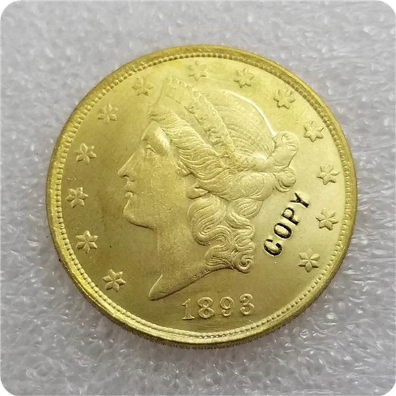 США 1878-1893$20 символ свободы, двойной Орел копии монет