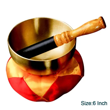 

Tibetan Singing Bowl Accessories Buddhism Mindfulness Yoga Lama Home Decor Sacrifice Dharma For Meditation Healing Sacred Monks