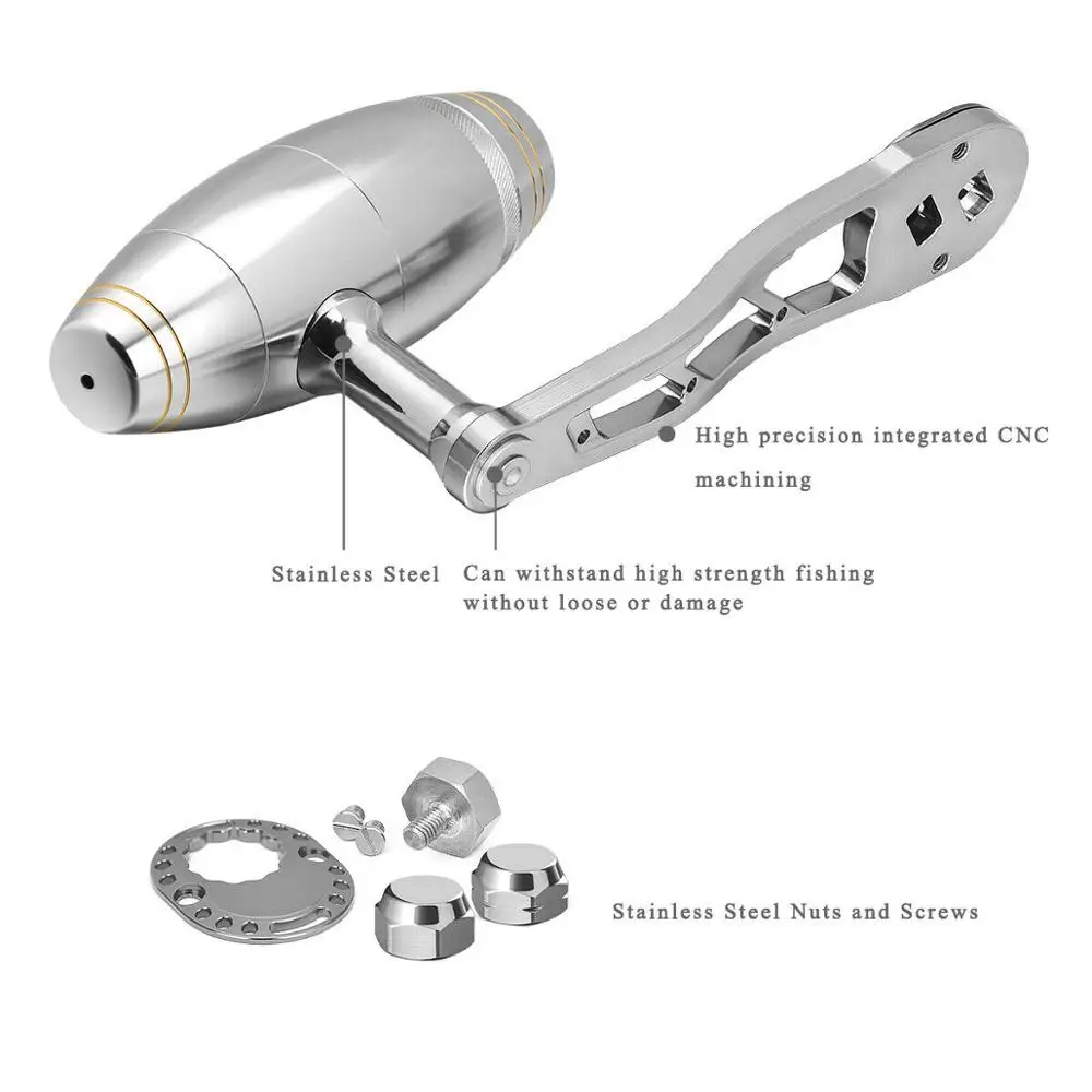 Gomexus CNC Мощность Катушка Ручка Т Бар Металл для Shimano Calcutta Conquest Ocea Conquest Tranx играет 95 мм ручка как описание