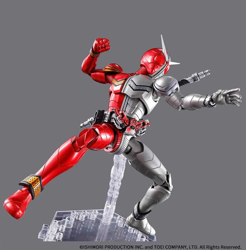 Bandai Genuine Product Figure-Rise Standard Mask Knight W Ultimate Cyclone Ace Fire Iron And Steel