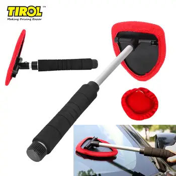 

TIROL Telescopic Window Glass Cleaning Brush Car Windshield Wiper Cleaner Auto Windows Scraping Mist Eliminator Car Accessories