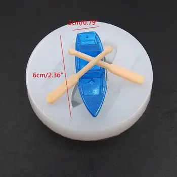 

DIY Cute Ship Boat Oars Pendant Silicone Resin Mold Epoxy Resin Jewelry Making Q0KE