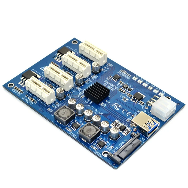 PCI E X1 к 4PCI X16 Комплект расширения от 1 до 4 портов Express переключатель мультипликатор