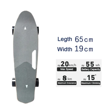 

Four Wheel Electric Skateboard 20km/h with Wireless Remote Controller 350W Motor Skate Board for Kids Adults Dropshipping