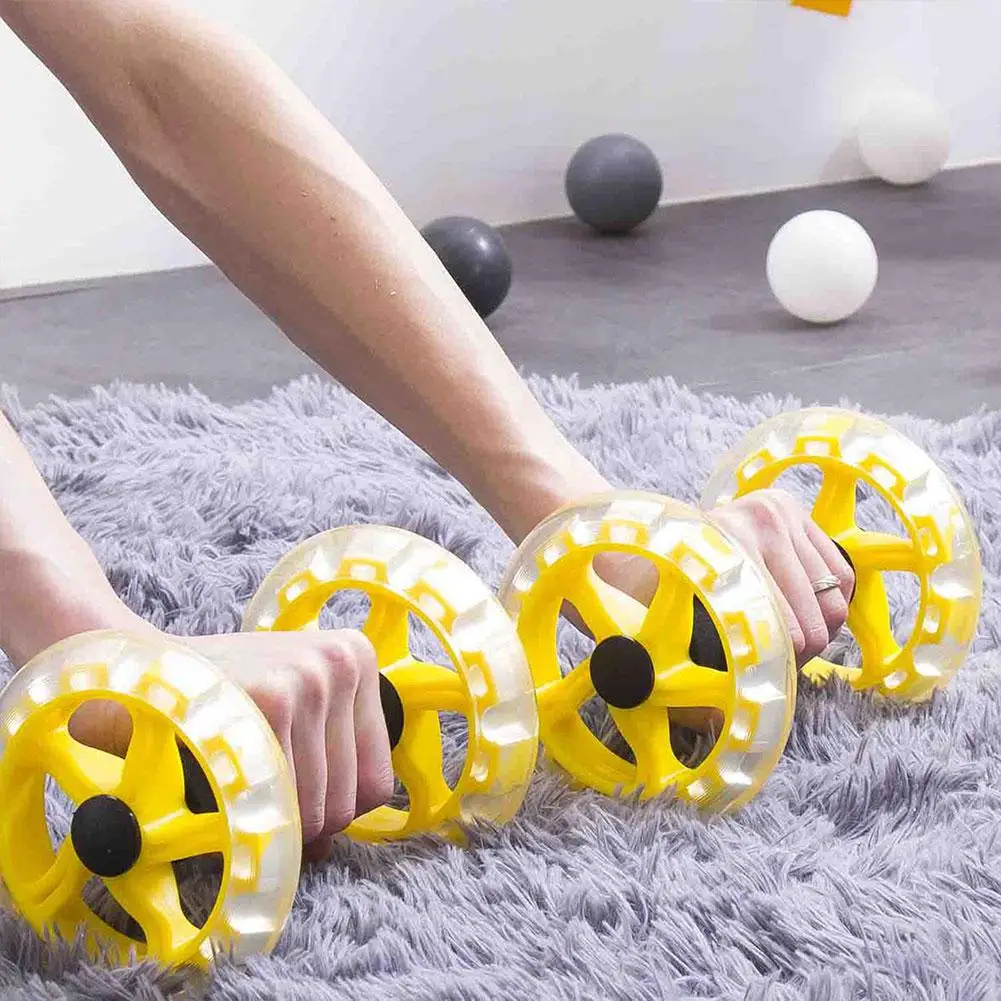 

2Pcs Home Gym Exercise Fitness Abdominal Muscle Roller Wheel Trainer Equipment