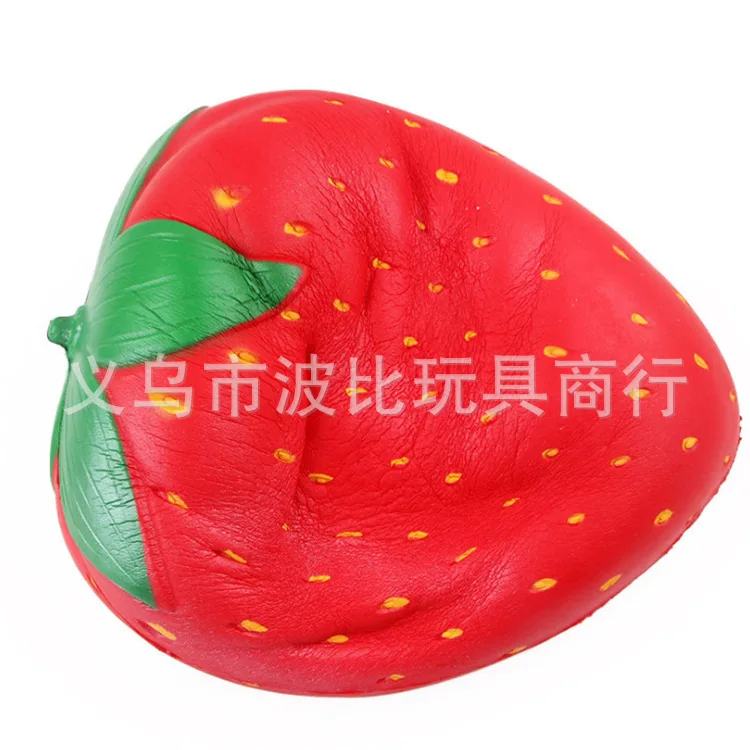 

New Products Pu Squishy Ultra Large Strawberry 'Hot Sales Memory Foam Decompression Toy