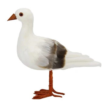 

Artificial Feathered Seagull Bird Statues for Garden Decoration