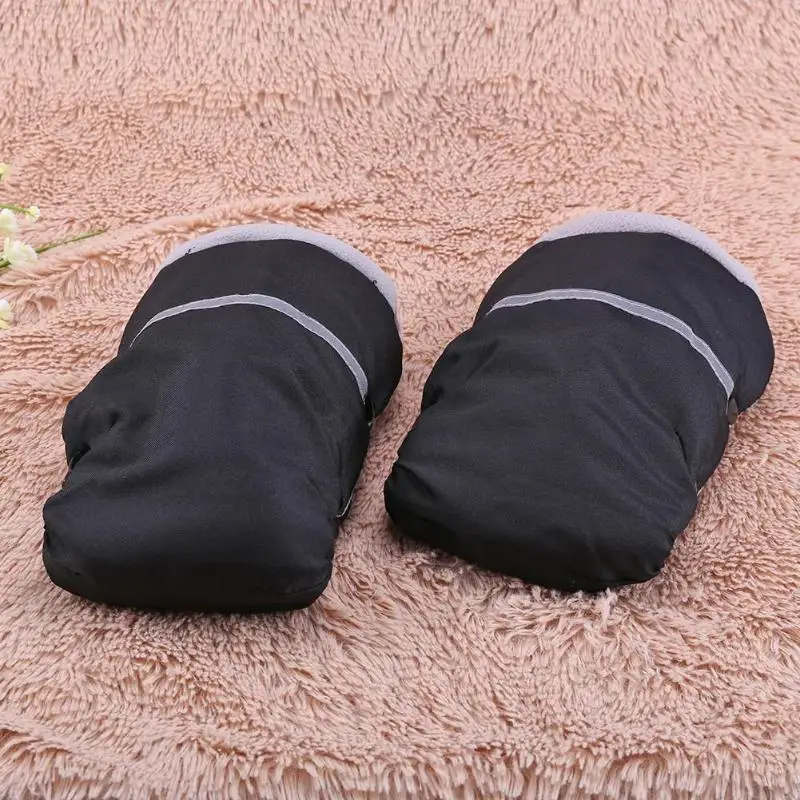 2pcs Outdoor Glove Hot Selling Simple Portable Breathable Soft Surface Pushchair Hand Muff Pram Accessories Mitten Baby Buggy