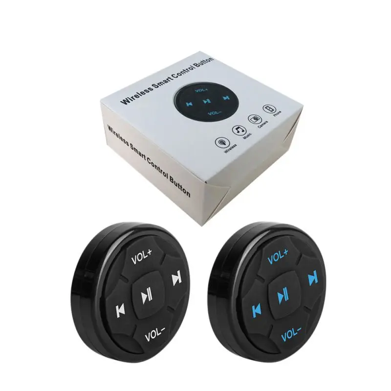 Автомобильный Bluetooth руль Мини Bluetooth 4,0 Автомобильный пульт дистанционного управления мобильный телефон Bluetooth пульт дистанционного управления