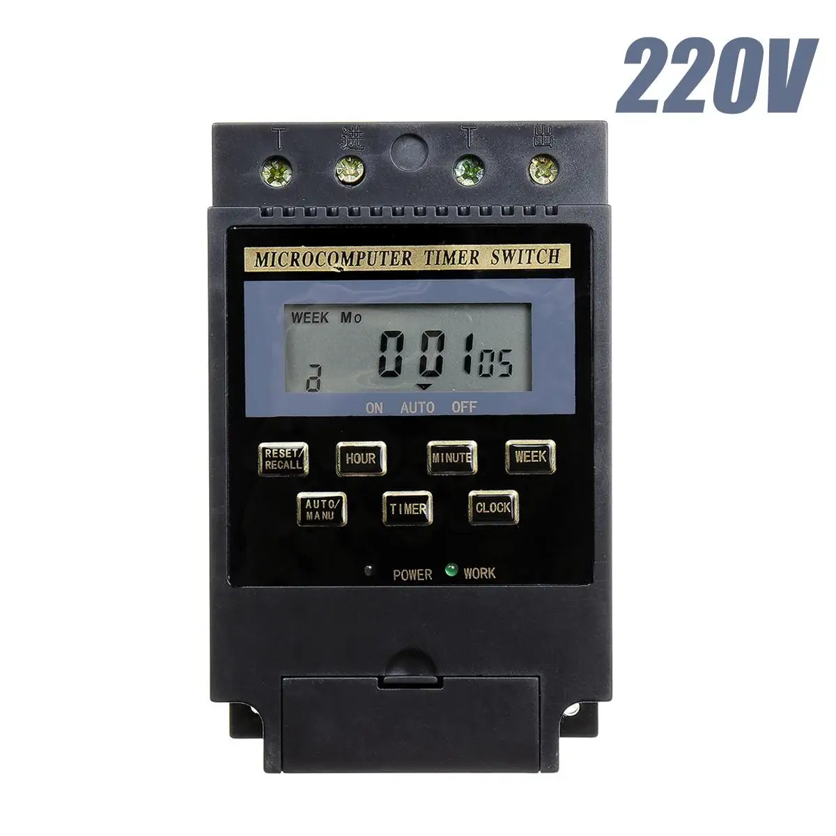 220V Таймер KG316T микрокомпьютер переключатель таймера уличная лампа программируемый таймер-напоминатель приема таблеток переключатель реле контроллер 110 В/220 В горячая распродажа - Цвет: 220V