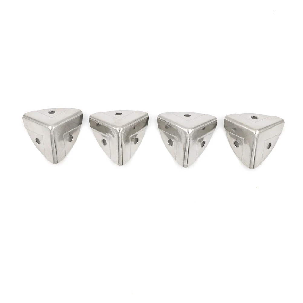 

4PCS 26mm Jewelry Wine Gift Box Wooden Case Corner Protector Decorative Antique Silver Style Metal Box Corner Protection