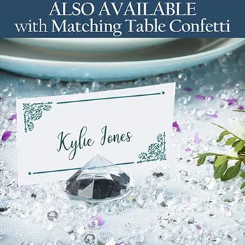 

30Pcs Acrylic Diamond Table Number Name Card Holder Party Wedding Table Decor