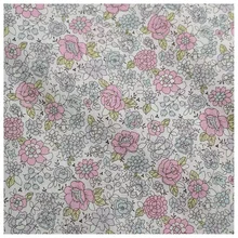 Lychee Life 50x142 см Ткань с цветочным принтом винтажная хлопковая ткань для одежды DIY швейный материал для рукоделия