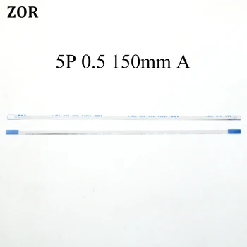 

100pcs New FFC FPC flat flexible cable 0.5mm pitch 5 pin 5PIN Forward Length 150mm Width 3mm Ribbon Flex Cable