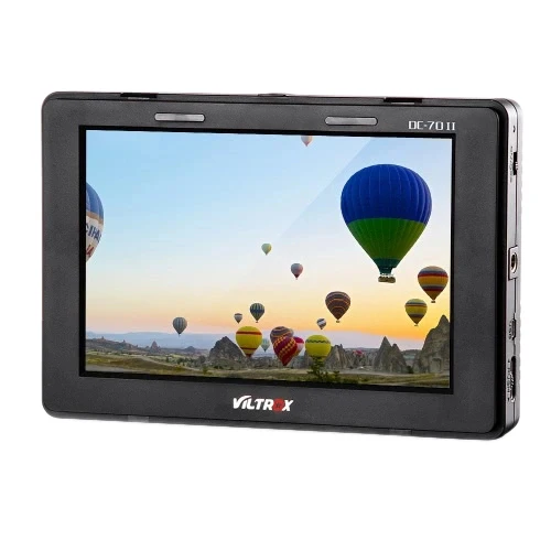 

Viltrox DC-70II 1024 x 600 7 Inch Clip-On Color TFT LCD HD Monitor HD AV Input for DSLR Camera Camcorder
