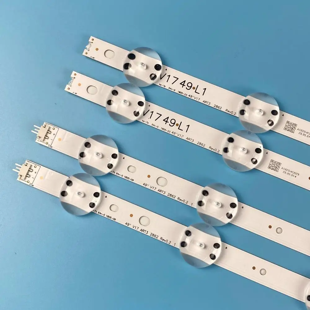 Faixa de Retroiluminação Led para lg 49uj670v-zd 49uj651v 49uj655v 49uj6560 49lj614v 49uj6500-ub 49uj652t 49uj676v 49lj622v 49lj610v - Imagem 3