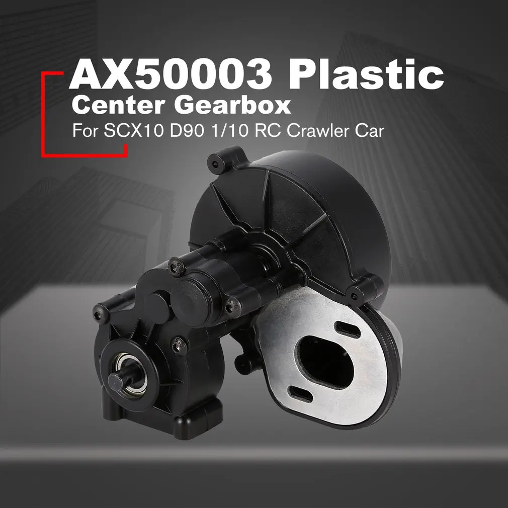 Plastic Complete Center Gearbox Transmission Box with Gear for Axial SCX10 SCX10 II 90046 90047 1/10 RC Crawler Car