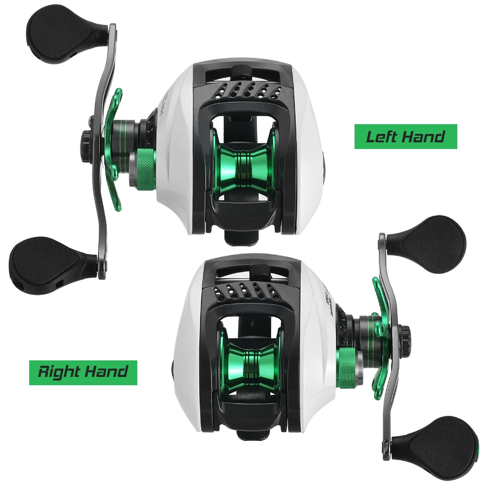 Lightweight High Speed 9.3:1 Gear Ratio Baitcast Fishing Reel 10+1 Ball Bearings Baitcasting Fishing Reel Baitcaster Tackle