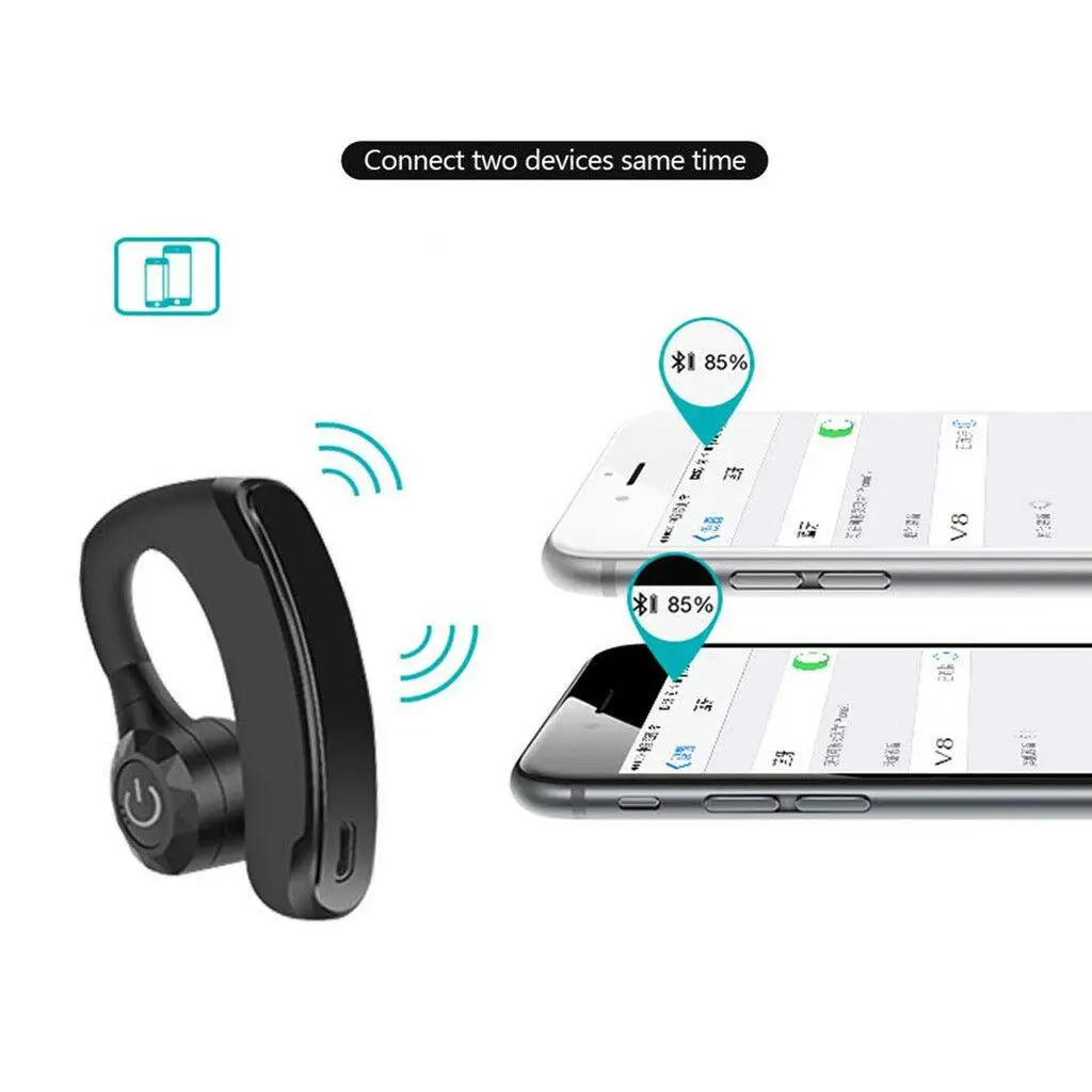 Wireless Bluetooth Music Sport Headset Stereo Earphone Over Ear for iPhone 11 Pro Max XS Samsung S20 S10 S9 S8 Motorola E G X Z