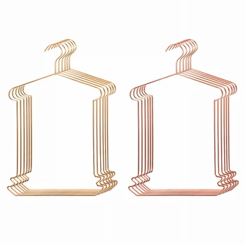 

5pcs/set High Quality Metal Plating Rose Gold Swimming Suit Rack Swimming Trunks Skirt Hanger Colthes Hanger