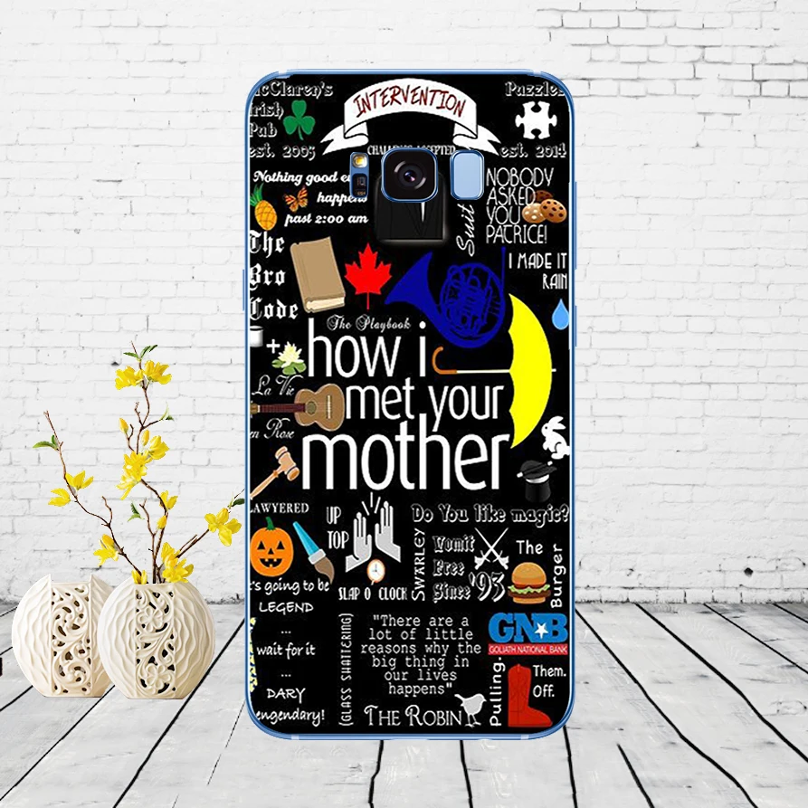 Мягкий силиконовый чехол для samsung Galaxy S6 S7 edge S8 S9 S10 plus A70 A50 чехол 121DD how i met your mother himym quotes - Цвет: 1