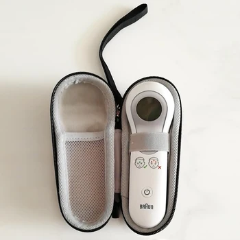 

New Case for Braun NTF3000 for xiaomi mijia ihealth Thermometer Case Forehead Storage Bag Leather Shockproof Waterproof Carrying